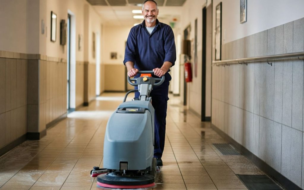 floor washing machine