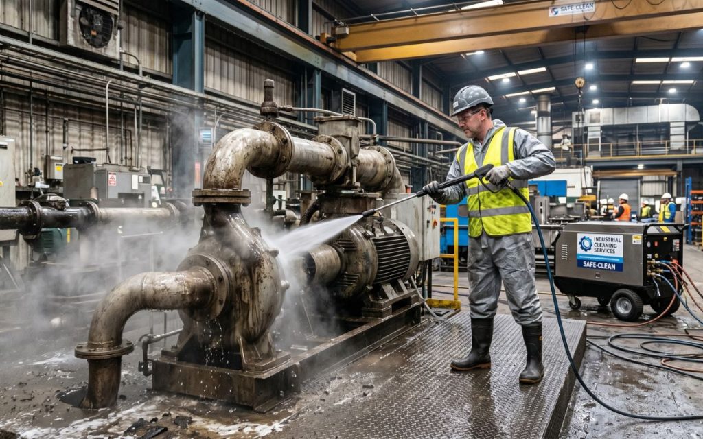 manufacturing facility OHS cleaning