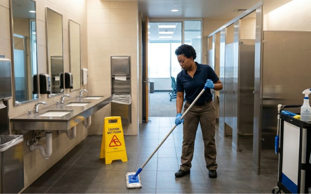 workplace bathroom hygiene OHS Act
