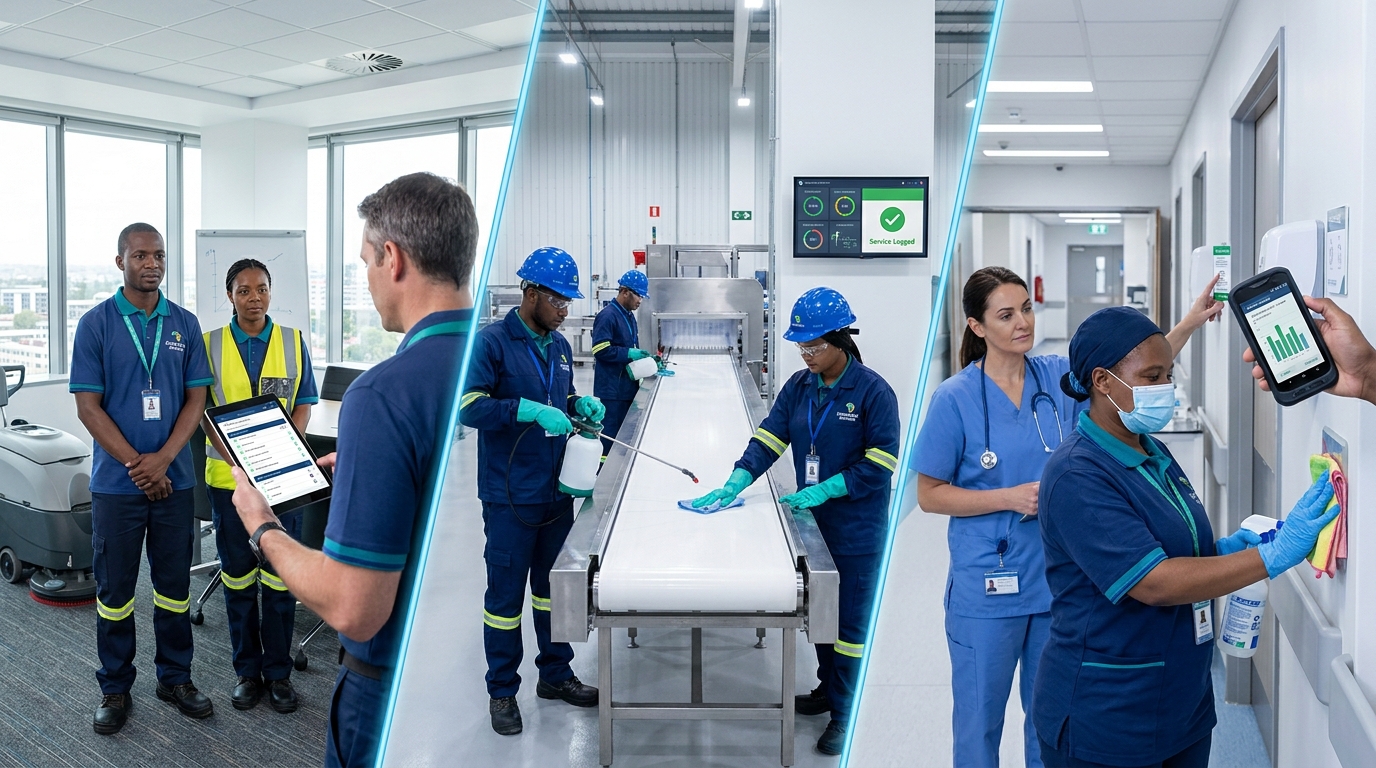 Illustration: How a Professional Cleaning Partner Creates an Auditable Hygiene Trail